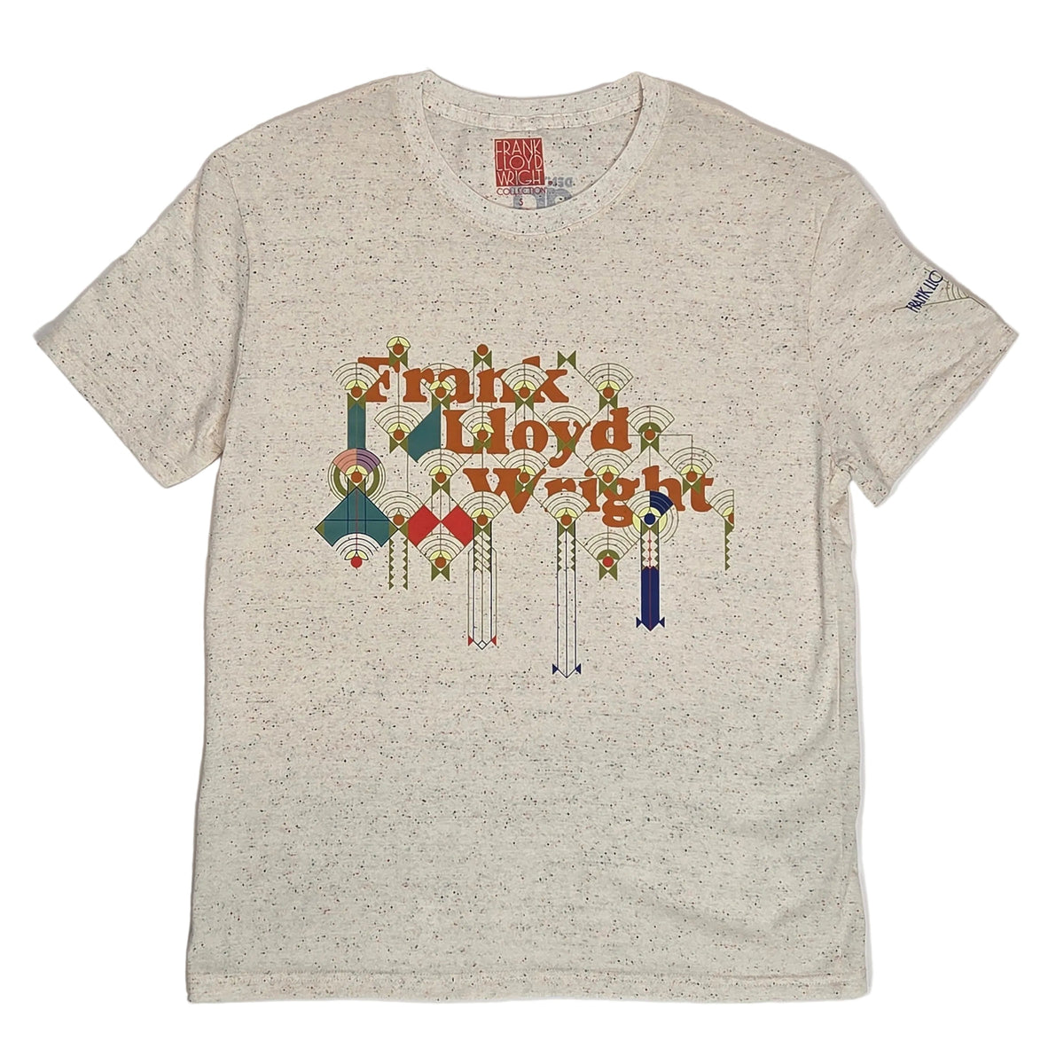 Frank Lloyd Wright Funfetti Unisex Eco-Cotton Tee
