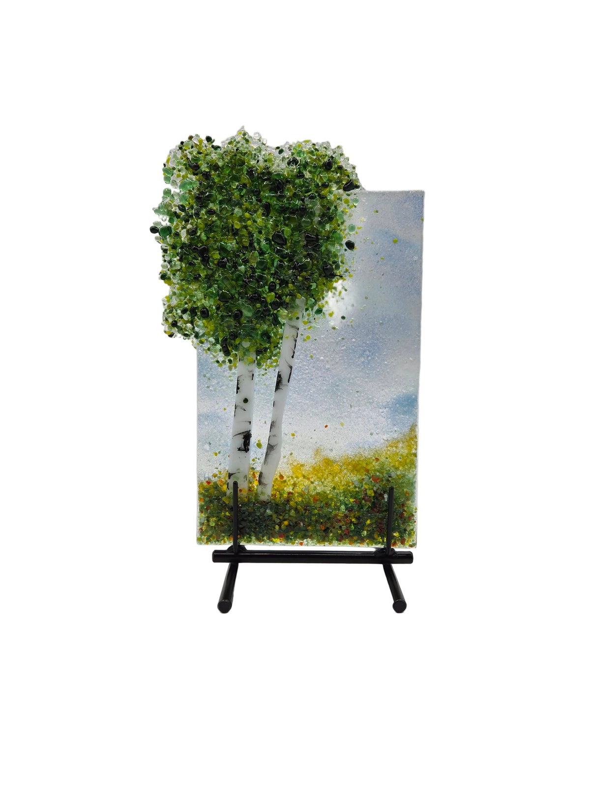 Green Aspen Panel & Stand