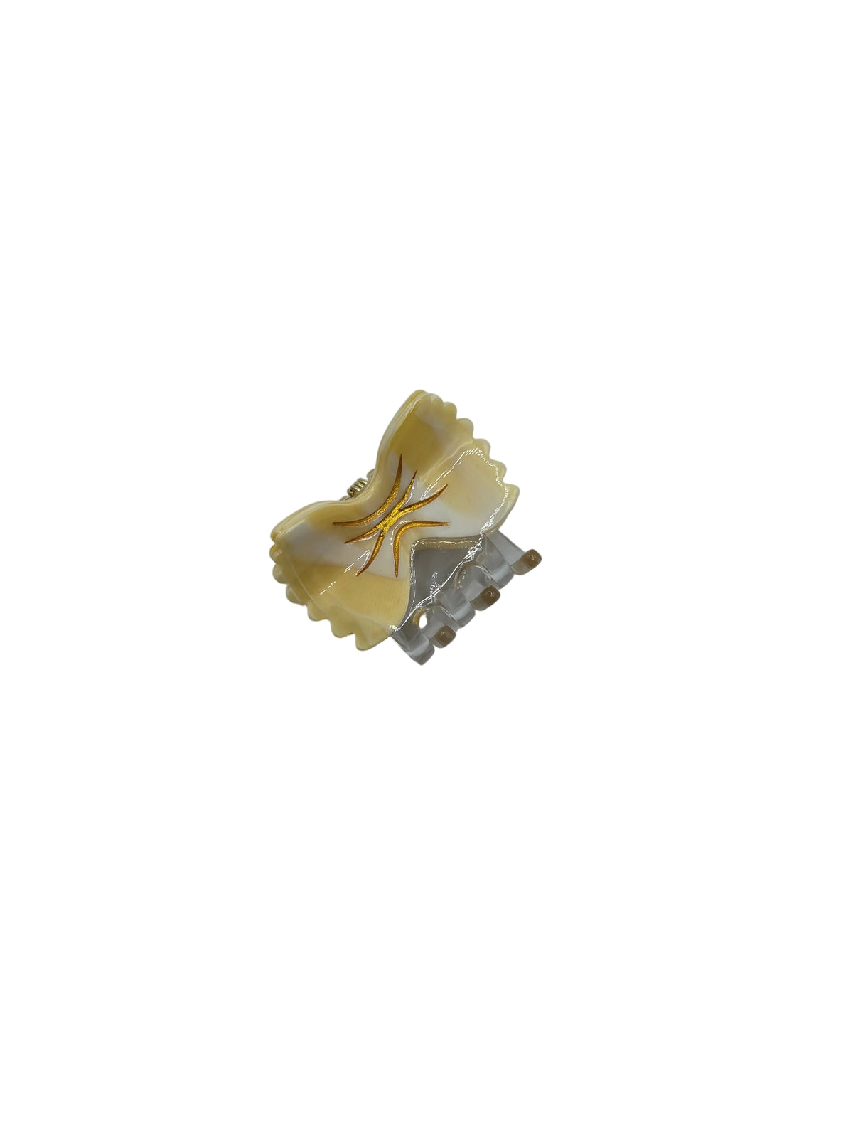 Farfalle Italian Pasta Mini Hair Claw Clip