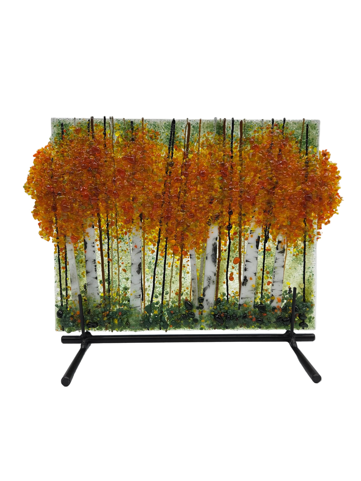 Orange Aspen Panel & Stand