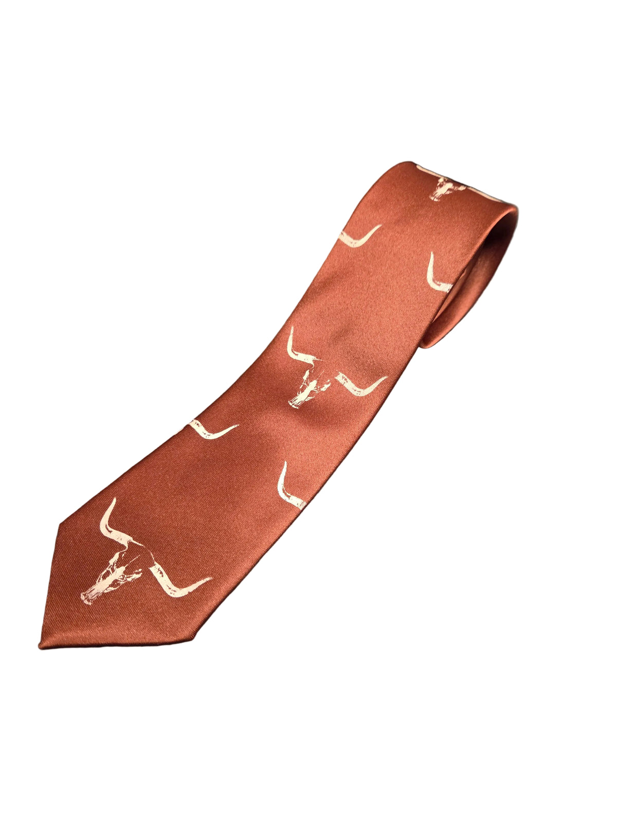 Longhorn Steer Skull Necktie