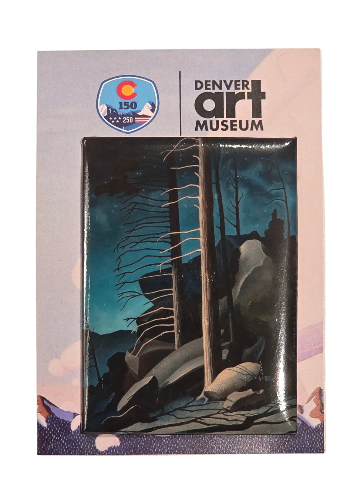 Vance Kirkland, Colorado Moonlight, Carded Magnet