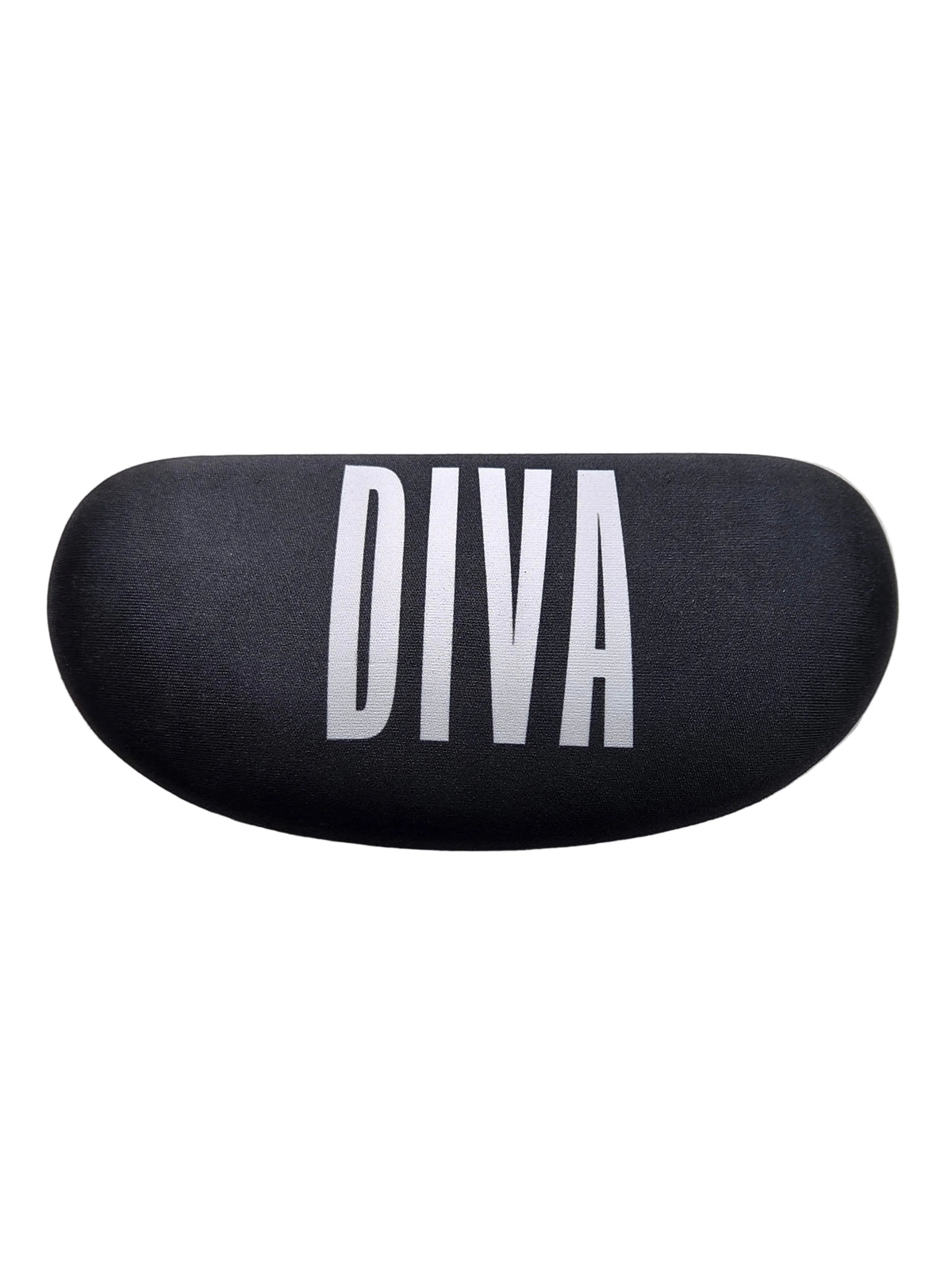 DIVA Logo Eyeglass Case with Microfiber Cloth