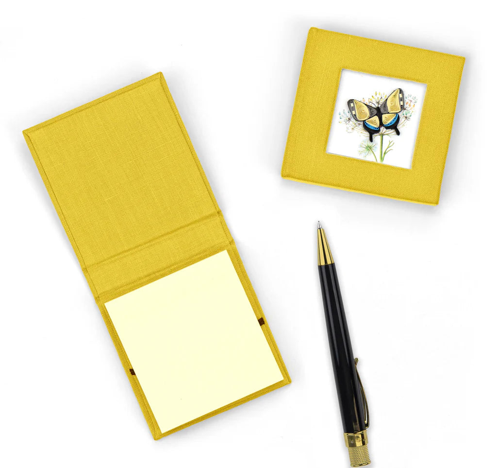 Quilled Swallowtail Sticky Note Pad Cover