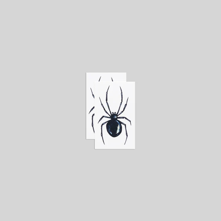 Black Widow Tattoo Pair