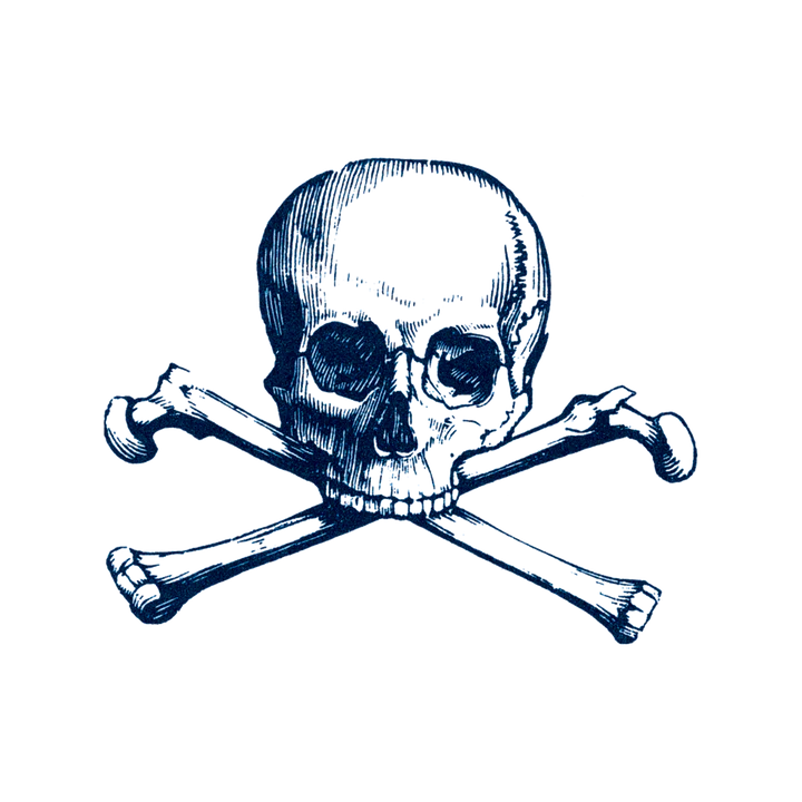 Cartolina Skull Tattoo Pair