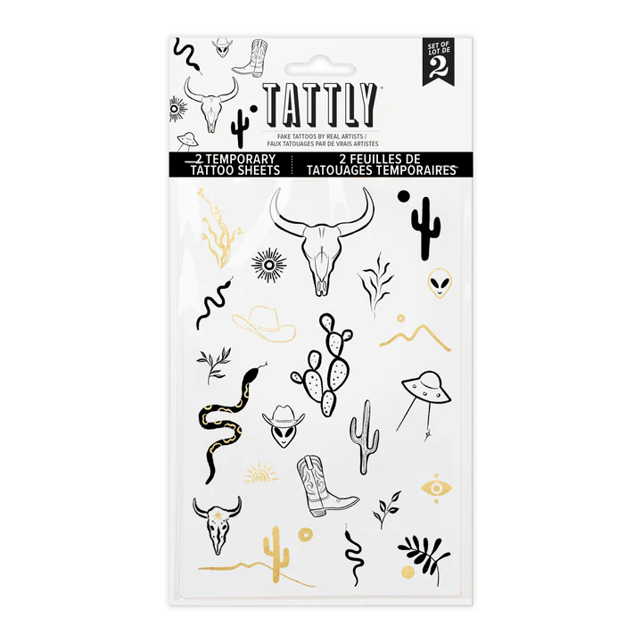 Wild West Tattoo Sheets