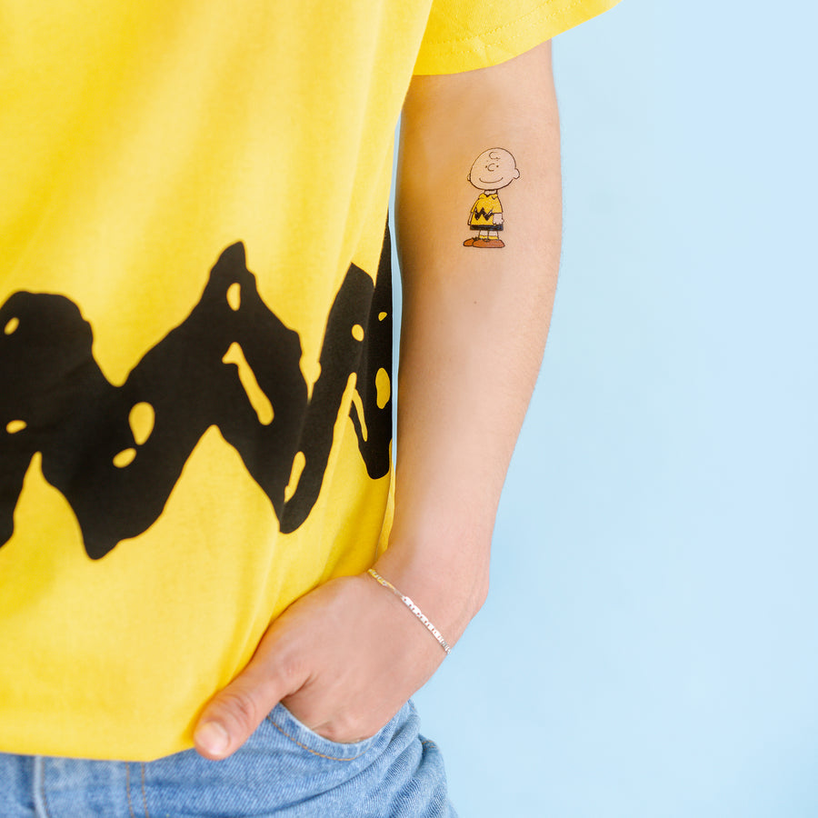 Classic Charlie Brown Tattoo Pair