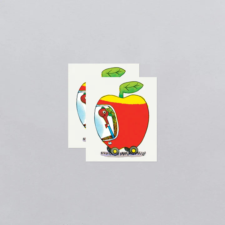 Lowly Apple Car Tattoo Pair