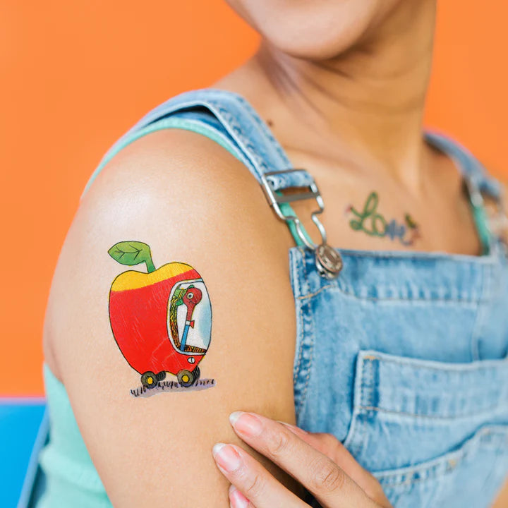 Lowly Apple Car Tattoo Pair