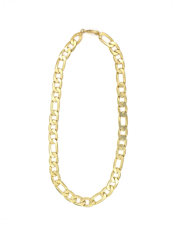 Chunky Chain Layering Thicker Brass Necklace