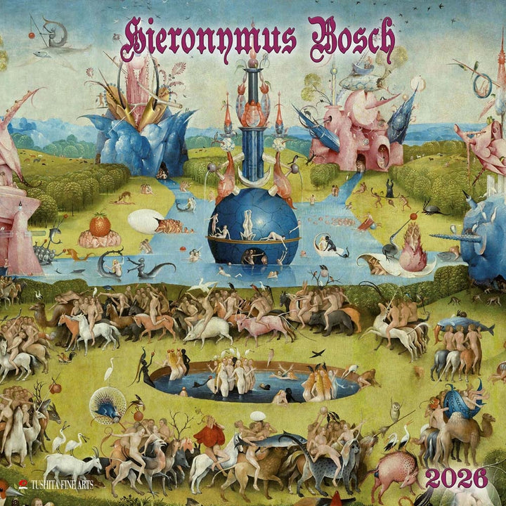 Hieronymous Bosch 2026 Wall Calendar