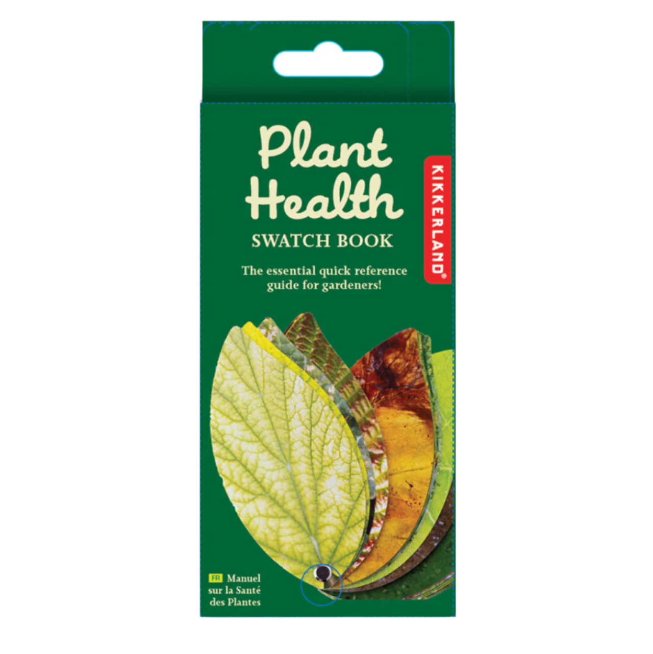 Kikkerland Plant Health Swatch Book packaging on a white background